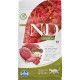 N&D Quinoa Urinary Duck Cranberry – пълноценна храна с киноа за котки над една година, за уринарен тракт с патица, червена боровинка и лайка